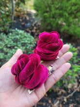 Load image into Gallery viewer, Burgundy Velvet Top Knot
