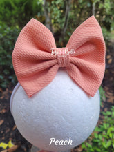 Load image into Gallery viewer, Peach Bow