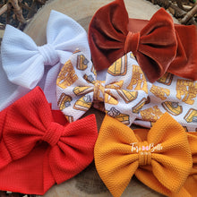 Load image into Gallery viewer, Burnt Orange Velvet Headwrap