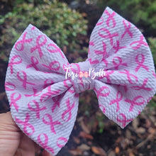 Load image into Gallery viewer, Pink π Ribbon Bow