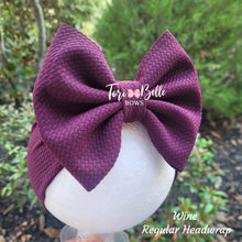 Load image into Gallery viewer, Wine Headwrap
