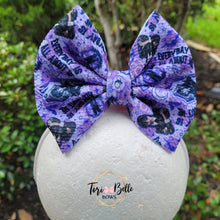 Load image into Gallery viewer, Wed Purple Bow