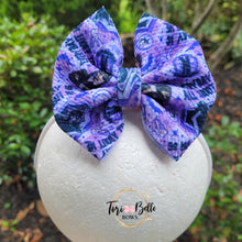 Load image into Gallery viewer, Wed Purple Bow
