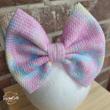 Load image into Gallery viewer, Pastel Tie Dye Bow