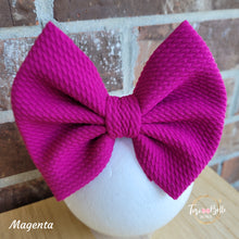Load image into Gallery viewer, Magenta Bow