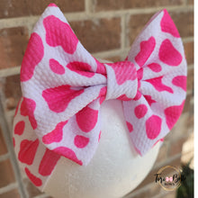 Load image into Gallery viewer, Cow - Pink Headwrap