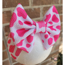 Load image into Gallery viewer, Cow - Pink Headwrap