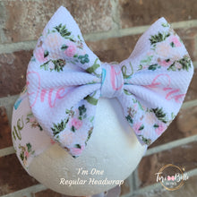 Load image into Gallery viewer, I'm One Birthday Headwrap