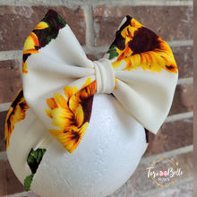 Load image into Gallery viewer, Sunflower Ivory Headwrap
