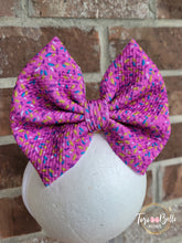 Load image into Gallery viewer, Pink Sprinkles Cone Bow