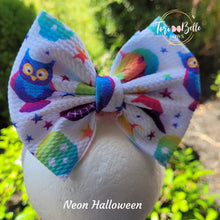 Load image into Gallery viewer, Neon Halloween Bow