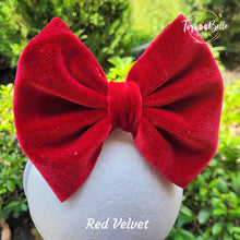 Load image into Gallery viewer, Red Velvet Bow