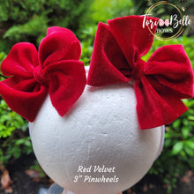 Load image into Gallery viewer, Red Velvet Bow