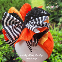 Load image into Gallery viewer, Spooky Triple Stacked Bow