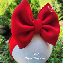 Load image into Gallery viewer, Red Super Puff Bow