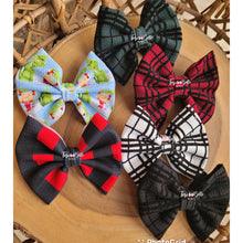 Load image into Gallery viewer, Red Buffalo Plaid Bow