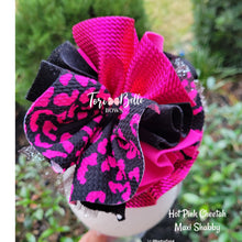Load image into Gallery viewer, Hot Pink Cheetah Shabby