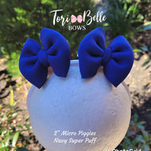 Load image into Gallery viewer, Navy Blue Super Puff Bow