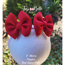 Load image into Gallery viewer, Red Super Puff Bow