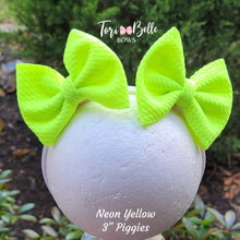 Load image into Gallery viewer, Neon Yellow Bow