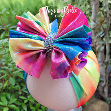 Load image into Gallery viewer, Rainbow Tie Dye Holo Shabby