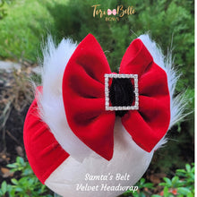 Load image into Gallery viewer, 12 Days of Xmas (Day 1) Santa's Belt Headwrap