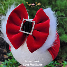 Load image into Gallery viewer, 12 Days of Xmas (Day 1) Santa's Belt Headwrap