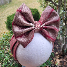 Load image into Gallery viewer, Maroon Swirl Headwrap