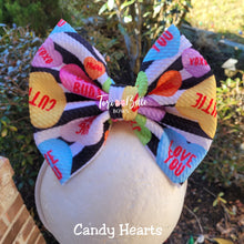 Load image into Gallery viewer, Candy Hearts Bow