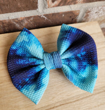 Load image into Gallery viewer, Royal Tie Dye Bow