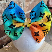 Load image into Gallery viewer, Rainbow Tie Dye Bow