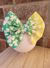 Load image into Gallery viewer, Rainbow Shamrock Bow
