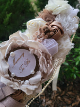 Load image into Gallery viewer, Teddy Bear Themed Maternity Sash &amp; Dad Pin
