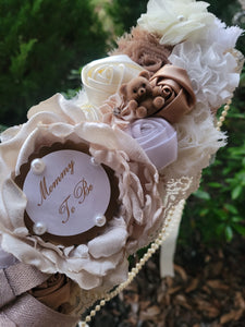 Teddy Bear Themed Maternity Sash & Dad Pin