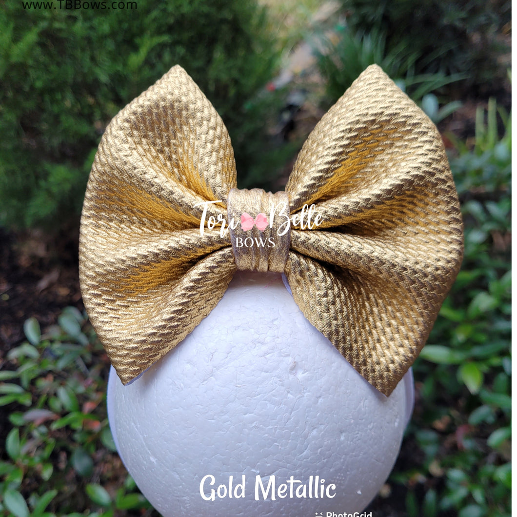 Gold Metallic Headwrap