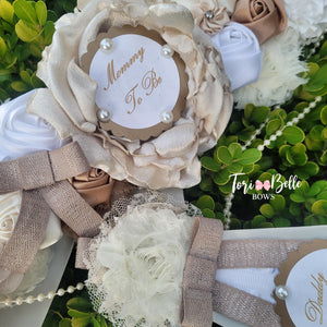 Teddy Bear Themed Maternity Sash & Dad Pin