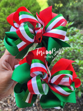Load image into Gallery viewer, Tri Color 🇲🇽 Ribbon Bow
