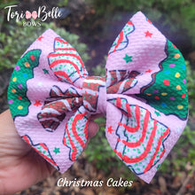 Load image into Gallery viewer, Christmas Cakes Bow

