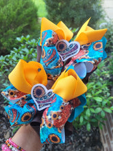 Load image into Gallery viewer, Sunflower Ribbon Bow
