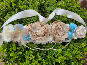 Teddy Bear Maternity Sash & Dad Pin