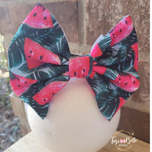 Load image into Gallery viewer, Tropical Watermelon Bow
