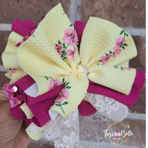Yellow Floral Shabby