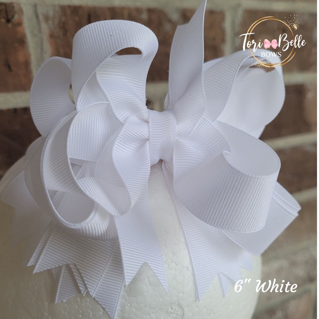 Medium Ribbon Bow - Many colors