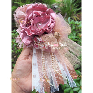 Dusty Rose Bridal or Baby Shower Mum