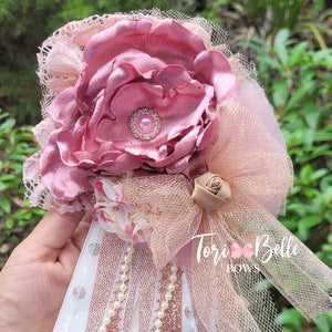 Dusty Rose Bridal or Baby Shower Mum