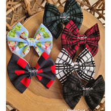Load image into Gallery viewer, Red Buffalo Plaid Bow

