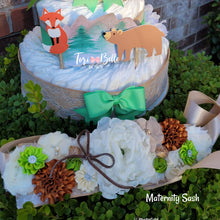 Load image into Gallery viewer, Maternity Sash &amp; Diaper Cake
