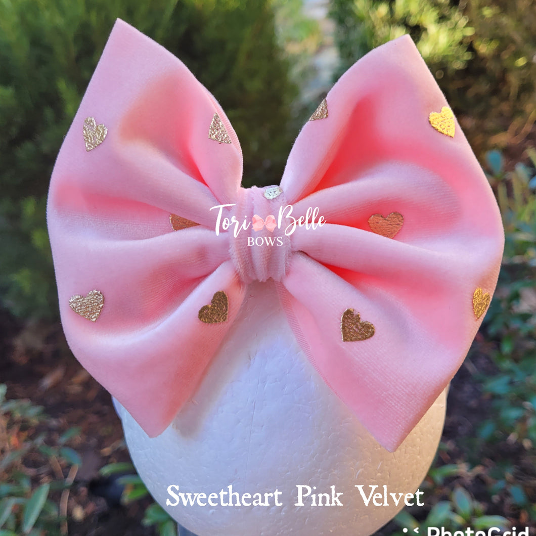 Sweetheart Pink Velvet