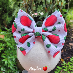 Apple Slices Bow