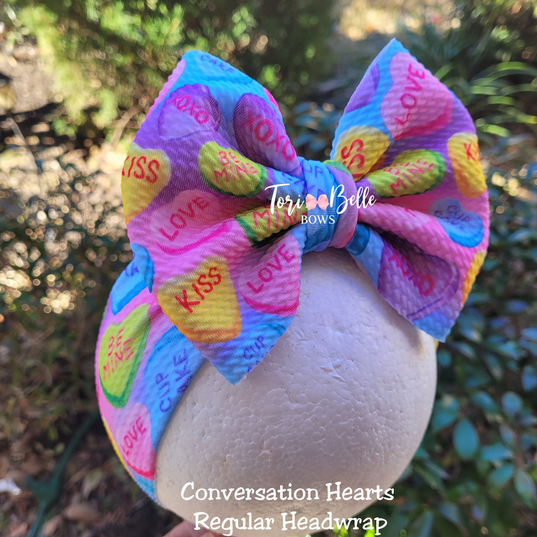 Conversation Hearts Headwrap